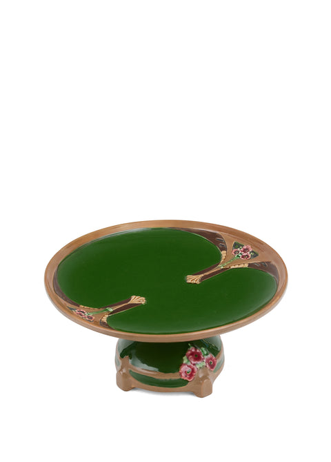 Ayaklı Yuvarlak Art Nouveau Servis