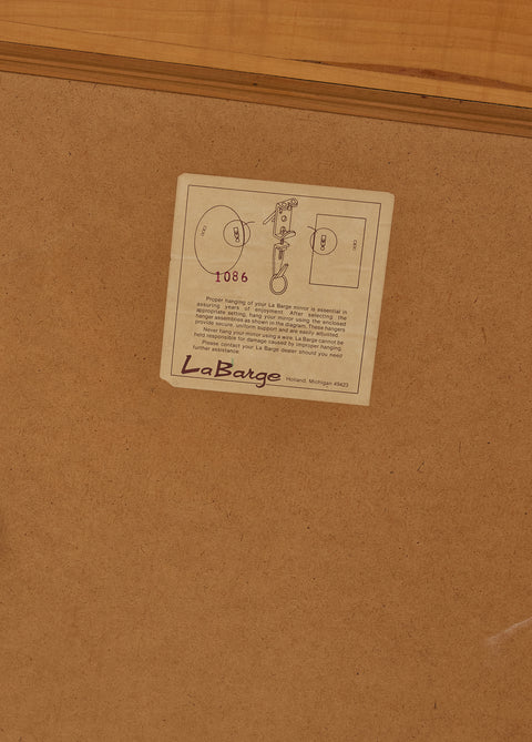 La Barge Chinoiserie Reverse Yeşil El Boyaması Ayna