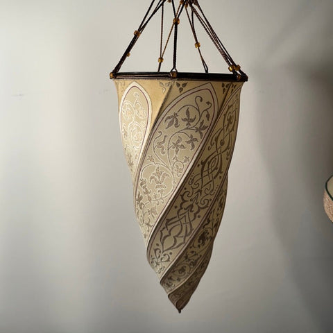 Fortuny Kandil Sarkıt - Silk Cesendello Ivory Modeli