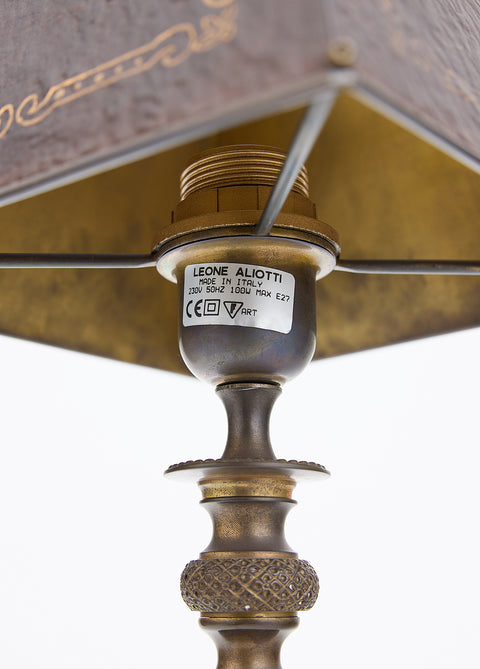 Leone Aliotti Bronze Lampshade