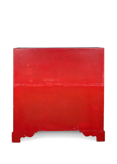 Far East Lake Red Study Desk
