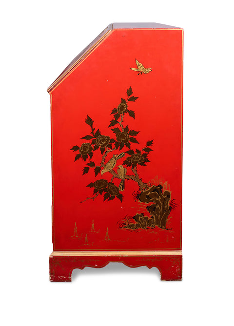 Far East Lake Red Study Desk
