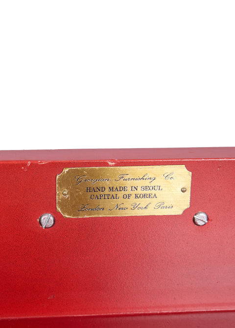 Far East Lake Red Study Desk