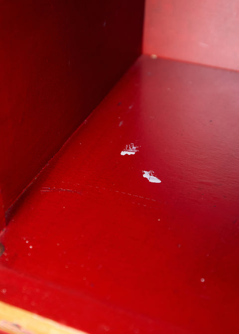 Far East Lake Red Study Desk