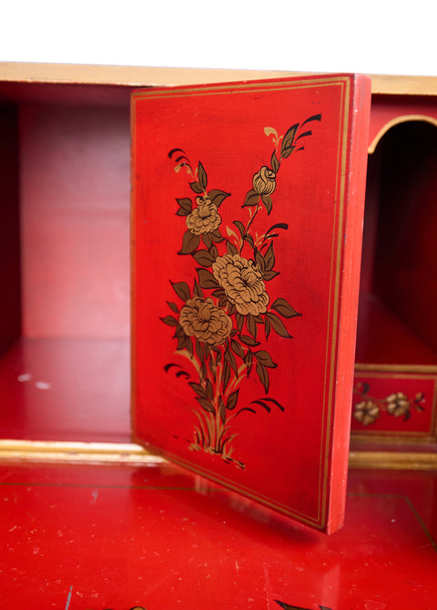 Far East Lake Red Study Desk